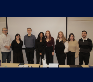 Winning student team for the Innovation Mentorship Program