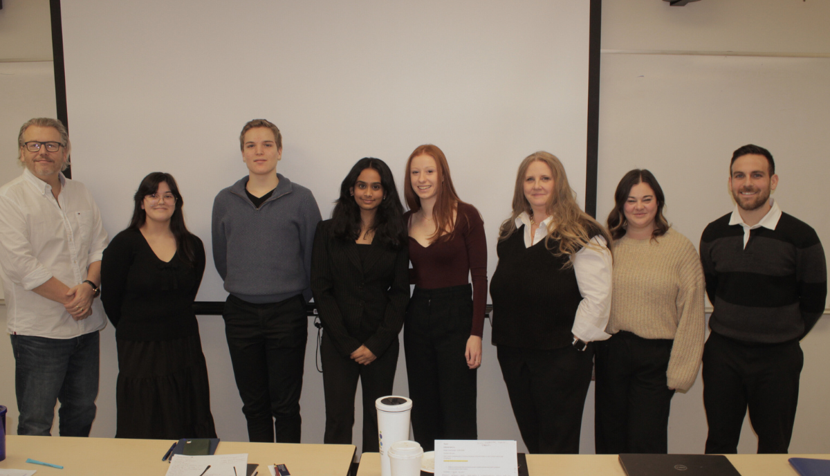 Proud faces of the winning team after their presentation for DaBomb Bath Co.
