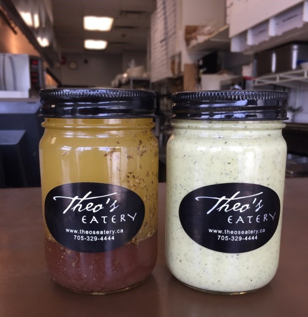 http://Two%20popular%20salad%20dressings%20from%20Theo's%20Eatery