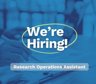 We're Hiring: Research Operations Assistant